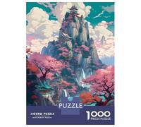 1000 Piece Jigsaws for Adults Puzzle Heavenly Village 2 Teenager Puzzles Hands-on Game Difficult Challenge Birthday Present, Gifts, 52x38cm/1000pcs