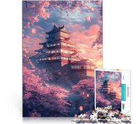 1000 Piece Jigsaws for Adults Puzzle Himeji Castle Sunset 2 pädagogische Herausforderung Kunstwerk Geschenk75x50cm