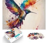 1000 Piece Jigsaws for Adults Puzzle Hummingbird in Flight Lernspiele DIY Spielzeug Einzigartige Wohndekoration und Geschenke75x50cm