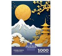 1000 Piece Jigsaws for Adults Puzzle Japan Landscape Art Jigsaw Puzzle Brain Teaser Game Hand Speed Race Great Gift for Gaming 52x38cm/1000pcs