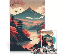 1000 Piece Jigsaws for Adults Puzzle Japanese Landscapes, Practical Game, Improve Memory, Unique Gifts for Birthday And Christmas (50x75cm)