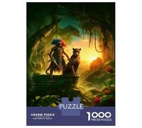 1000 Piece Jigsaws for Adults Puzzle Jungle Adventure Mayan Temple Exploration Puzzles for Adults Fun Games Wall Decoration Challenging To Complete 70x50cm/1000pcs