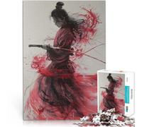 1000 Piece Jigsaws for Adults Puzzle knight red Vintage Lernspiele Heimdekoration Geburtstagsgeschenk, Geschenke52x38cm