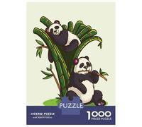 1000 Piece Jigsaws for Adults Puzzle Lazy Pandas Teenager Puzzles Brain Teaser Game Enhance Memory Educational Challenge 70x50cm/1000pcs