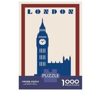 1000 Piece Jigsaws for Adults Puzzle London Big Ben Travel Puzzles for Adults Fun Games Wall Decoration Challenging To Complete 70x50cm/1000pcs