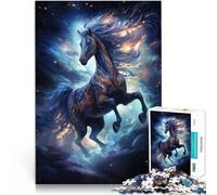 1000 Piece Jigsaws for Adults Puzzle Magic Space Horse Made of cardboard for ages 14 and over Train your brain and your hands Christmas game Gifts 。size:38x52cm/14.96x20.47inch