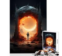 1000 Piece Jigsaws for Adults Puzzle Mars Portal Jigsaw Puzzles for Teenagers Staycation Kill Time Educational Challenge Great Gifts for Gaming (50x75cm)