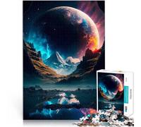 1000 Piece Jigsaws for Adults Puzzle Martian Landscape Stressabbau-Spielzeug Jedes Stück ist einzigartig Anspruchsvolles Familienspiel52x38cm