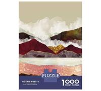 1000 Piece Jigsaws for Adults Puzzle Melon Mountains Jigsaw Puzzle Brain Teaser Game Hand Speed Race Great Gift for Gaming 52x38cm/1000pcs