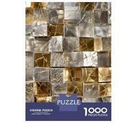 1000 Piece Jigsaws for Adults Puzzle Metallic Cube Mosaic Jigsaw Puzzle Brain Teaser Game Hand Speed Race Great Gift for Gaming 70x50cm/1000pcs