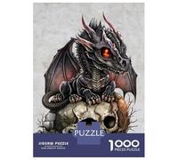1000 Piece Jigsaws for Adults Puzzle Midnight Inferno Adult Jigsaw Puzzle Brain Teaser Game Difficult Challenge Challenging To Complete 52x38cm/1000pcs