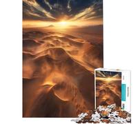 1000 Piece Jigsaws for Adults Puzzle Morocco Sahara Desert Fun Activities at Home For Family Fun Impossible Game for 14+ Puzzle Game Offered (50x75cm)