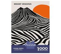 1000 Piece Jigsaws for Adults Puzzle Mount Vesuvius Abstract Art Teenager Puzzles Brain Teaser Game Enhance Memory Educational Challenge 70x50cm/1000pcs