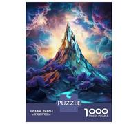 1000 Piece Jigsaws for Adults Puzzle Mystical Mountain Landscape Teenager Puzzles Brain Teaser Game Enhance Memory Educational Challenge 38x26cm/1000pcs