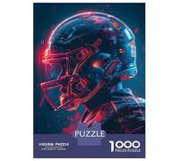 1000 Piece Jigsaws for Adults Puzzle Neon Gridiron Glory Jigsaw Puzzle Brain Teaser Game Hand Speed Race Great Gift for Gaming 52x38cm/1000pcs