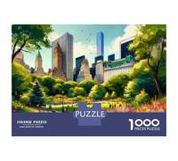 1000 Piece Jigsaws for Adults Puzzle New York Cityscape with Central Park Puzzles for Adults Family Games Precision Cutting Gifts for Friends And Family 38x26cm/1000pcs