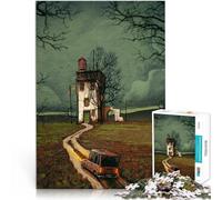 1000 Piece Jigsaws for Adults Puzzle On the way home Made of cardboard for ages 14 and over Challenging play toys It is ideal as a gift for the whole family。size:26x38cm/10.24x14.96inch