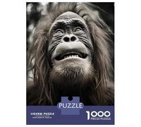 1000 Piece Jigsaws for Adults Puzzle Orangutan Close-Up Teenager Puzzles Hands-on Game Difficult Challenge Birthday Present, Gifts, 70x50cm/1000pcs