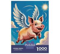 1000 Piece Jigsaws for Adults Puzzle Path to Home - Naïf Whimsical Journey Art Puzzles for Adults Family Game Hand Speed Race Challenging To Complete 38x26cm/1000pcs