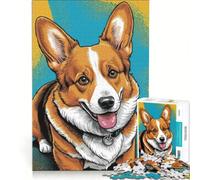 1000 Piece Jigsaws for Adults Puzzle Pembroke Welsh Corgi, Relax Games, But Fun And Humorous, for Is Ideal As A Gift 38x26cm