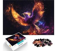 1000 Piece Jigsaws for Adults Puzzle Phoenix Bird Made of wood for ages 14 and over Challenging play toys It is ideal as a gift for the whole family。size:50x75cm/19.68x29.52inch