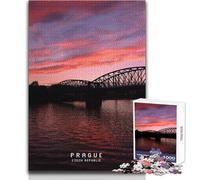 1000 Piece Jigsaws for Adults Puzzle Prague Educational Family Game Perfect Decoration Birthday Gift Size 38x52cm