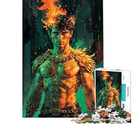 1000 Piece Jigsaws for Adults Puzzle Prometheus Unbound︰ Keeper of Sacred Flame Jigsaw Brain Teaser Game Precision Cutting Birthday Present, Gifts, (Size 50x75cm)