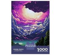 1000 Piece Jigsaws for Adults Puzzle Purple Nature Teenager Puzzles Hands-on Game Difficult Challenge Birthday Present, Gifts, 70x50cm/1000pcs