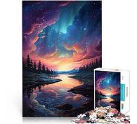 1000 Piece Jigsaws for Adults Puzzle River Beneath Epic Sky Intellektuelles Spiel Tolles Geschenk für Spiele38x26cm