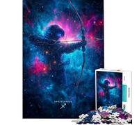 1000 Piece Jigsaws for Adults Puzzle Sagittarius Zodiac Art Jigsaw for Adults Relax Games Hand Speed Race Great Gifts for Gaming (Size 38x26cm)
