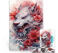 1000 Piece Jigsaws for Adults Puzzle Sakura Dragon Chinese Schwierig und herausfordernd Geschenkideen52x38cm