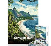 1000 Piece Jigsaws for Adults Puzzle Serra Do Mar, Brazil Practical Game Home Art Decor Educational Toy Decompressing Intellectual (52X38cm)