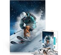 1000 Piece Jigsaws for Adults Puzzle Ski Pädagogisches Spielzeug zum Stressabbau Die Liebe zwischen Paaren stärken75x50cm