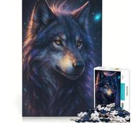 1000 Piece Jigsaws for Adults Puzzle Space Aesthetic Wildlife Wolf, Practical Game, Home Decoration, Artists Collection, Fine Art 38x52cm