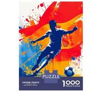 1000 Piece Jigsaws for Adults Puzzle Spanish Soccer Player Jigsaw for Adults Family Game Wall Decoration Great Gift for Gaming 52x38cm/1000pcs