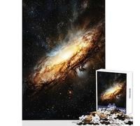 1000 Piece Jigsaws for Adults Puzzle Spiral Galaxy in Space Home Decoration Toys Birthday Gift Impossible Game Every Piece Is Unique - Size 38x26cm