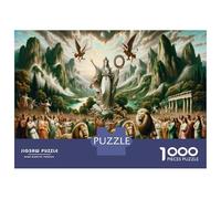 1000 Piece Jigsaws for Adults Puzzle Statue of Athena Symbolism Explained Puzzles for Adults Family Games Precision Cutting Gifts for Friends And Family 70x50cm/1000pcs