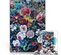 1000 Piece Jigsaws for Adults Puzzle Still Life of Flowers Analysis and logic 26x38cm is ideal as gifts for the whole family for 14+