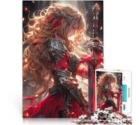 1000 Piece Jigsaws for Adults Puzzle Sword Maiden Angel Lernspiele Heimdekoration Einzigartige Wohndekoration und Geschenke75x50cm