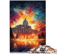 1000 Piece Jigsaws for Adults Puzzle the Royal Palace Madrid Educational Toys 26x38cm is ideal as gifts for the whole family