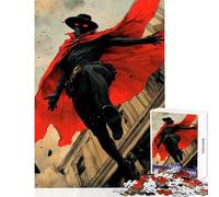 1000 Piece Jigsaws for Adults Puzzle The Shadow, Comic Book Art Educational Toy Funny Gift for Educational Game Every Piece Is Unique - size 38x26cm