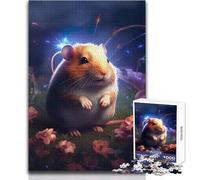 1000 Piece Jigsaws for Adults Puzzle Tiny Hamster on Mars Toys Educational Games For Family Fun Art Work Gift Size 38x26cm