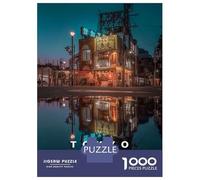 1000 Piece Jigsaws for Adults Puzzle Tokyo Light Puzzle for Adults Relax Games Stress Reliever Birthday Present, Gifts, 70x50cm/1000pcs