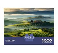 1000 Piece Jigsaws for Adults Puzzle Tuscany Landscape with Villa Puzzles for Adults Family Games Precision Cutting Gifts for Friends And Family 70x50cm/1000pcs