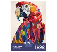 1000 Piece Jigsaws for Adults Puzzle Vibrant Parrot Adult Jigsaw Puzzle Brain Teaser Game Difficult Challenge Challenging To Complete 38x26cm/1000pcs