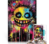 1000 Piece Jigsaws for Adults Puzzle Vibrant Smiles Crazy Vibes Familienspaß Einzigartige Geburtstags- und Geschenkideen75x50cm