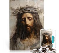 1000 Piece Jigsaws for Adults Puzzle Vintage Painting of Jesus Lernspiele Angebot als Geschenk für die ganze Familie52x38cm