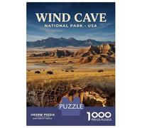 1000 Piece Jigsaws for Adults Puzzle Wind Cave National Park Puzzles for Adults Fun Games Wall Decoration Challenging To Complete 52x38cm/1000pcs