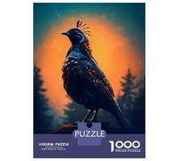 1000 Piece Jigsaws for Adults Quail Animal Adult Jigsaw Puzzle Fun Games But Fun And Humorous Challenging To Complete 52x38cm/1000pcs