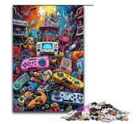 1000 Piece Jigsaws for Adults Retro Gamepad Puzzle Challenging Game A Work of Art Suitable for And Teenager 14 And Up 75x50cm